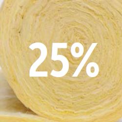 Insulation 25%